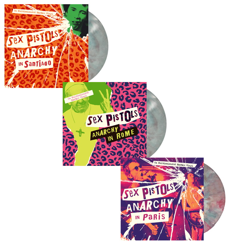 Sex Pistols 3-LP Coloured Vinyl Bundle – Stylus Groove