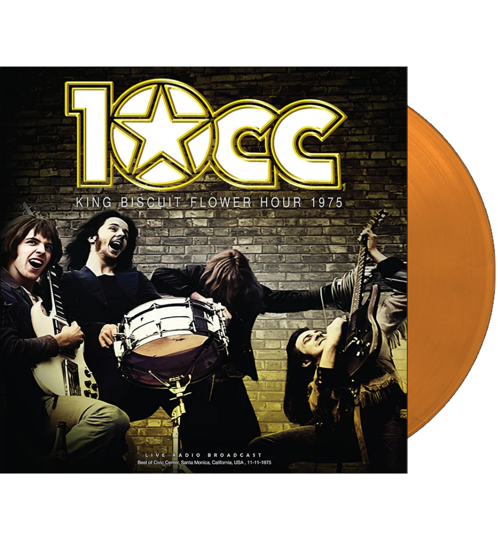 10cc – King Biscuit Flower Hour 1975 (Limited Edition on 180g Transparent Orange Vinyl)