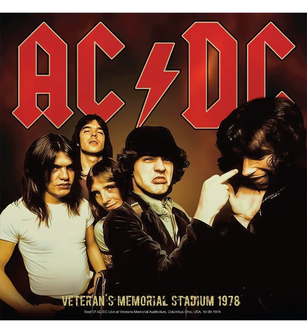 AC/DC – Veteran’s Memorial Stadium 1978 (Limited Edition on 180g Red Vinyl)