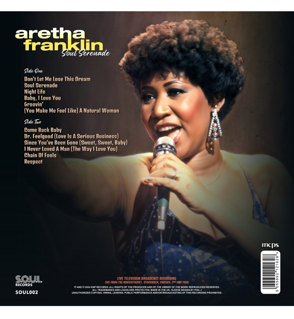 Aretha Franklin - Soul Serenade: Live in Sweden, 1968 (Limited Edition on 180g Red Vinyl)