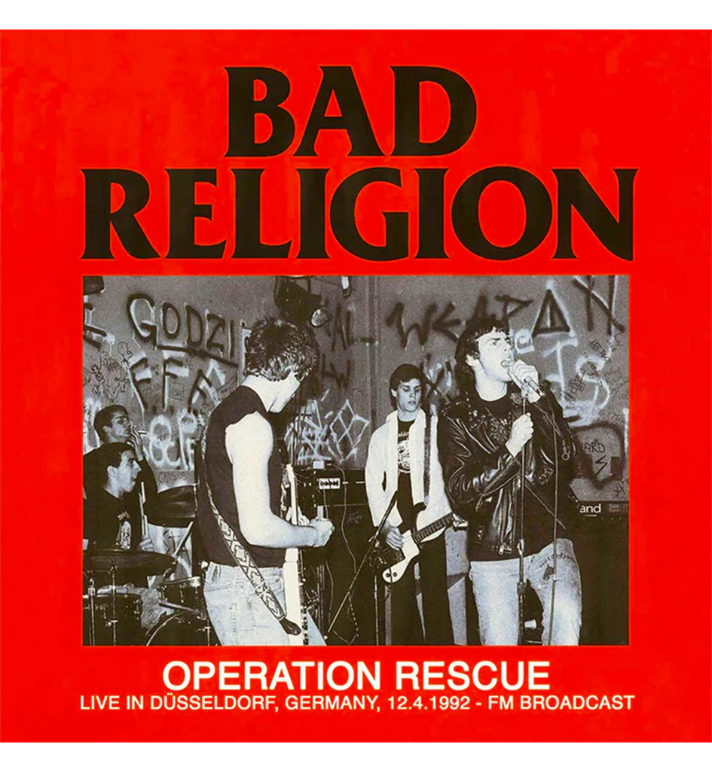 Bad Religion – Operation Rescue: Live in Düsseldorf, 1992 (Limited Edition on Red Vinyl)