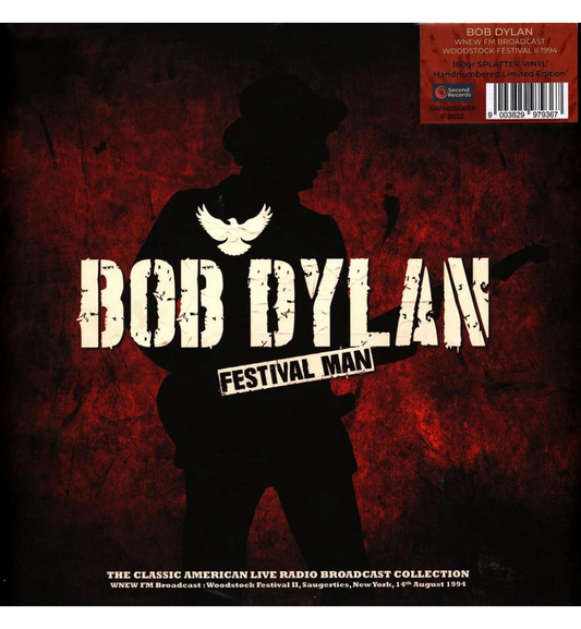 Bob Dylan - Festival Man – Woodstock Festival II 1994 (Limited Edition Hand Numbered on 180g Red & White Splatter Vinyl)