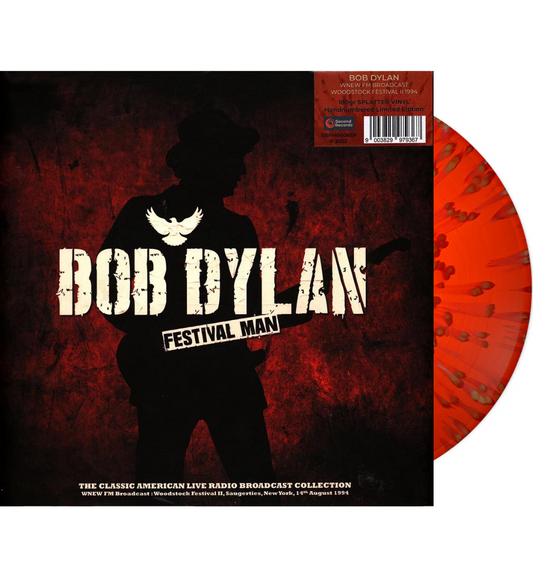 Bob Dylan - Festival Man – Woodstock Festival II 1994 (Limited Edition Hand Numbered on 180g Red & White Splatter Vinyl)