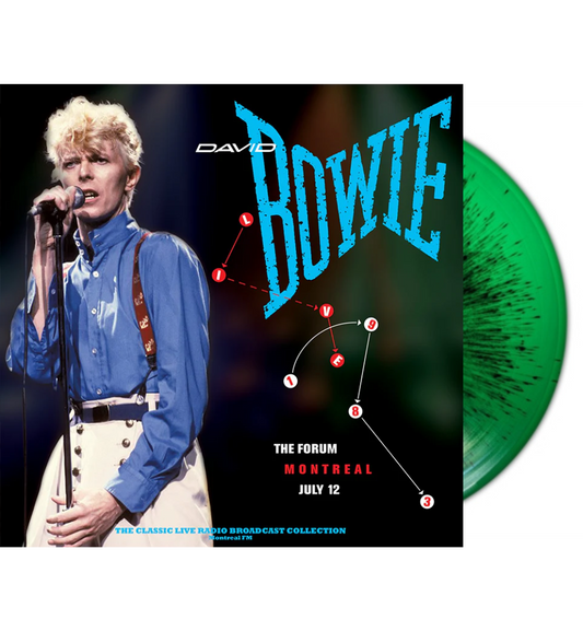David Bowie - Live at the Forum Montreal 1983 (Limited Edition Hand Numbered Double Album on 180g Green & Black Splatter Vinyl)