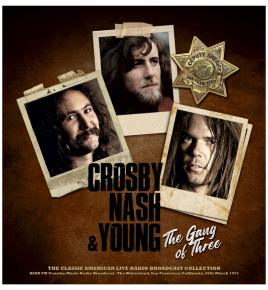 Crosby, Nash & Young - The Gang of Three (Limited Edition on 180g Natural Clear Vinyl)