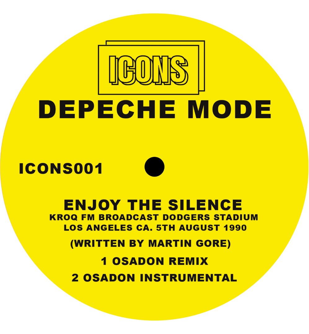 Depeche Mode - Enjoy the Silence: Los Angeles, 1990 (Remixed 12-Inch Single on Yellow Marble Vinyl)