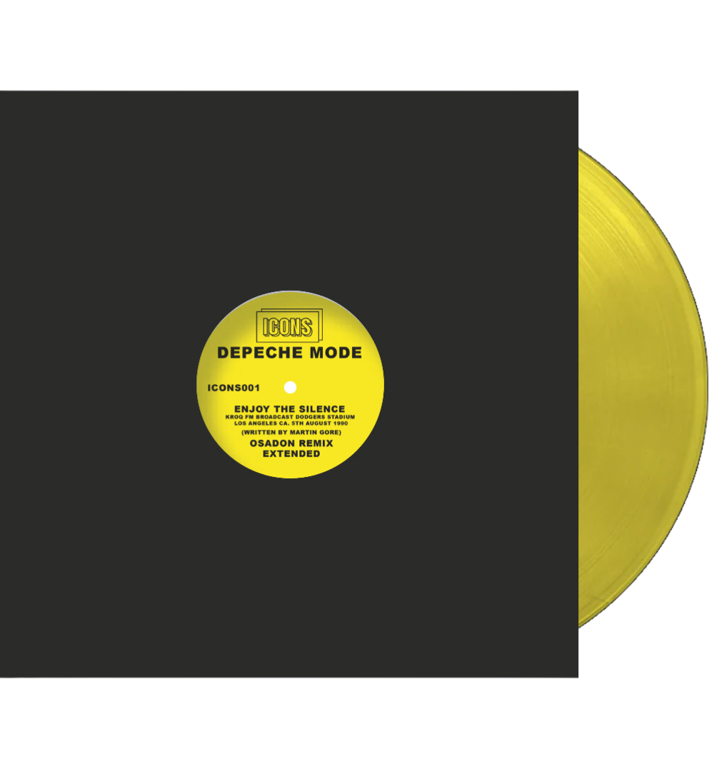 Depeche Mode - Enjoy the Silence: Los Angeles, 1990 (Remixed 12-Inch Single on Yellow Marble Vinyl)