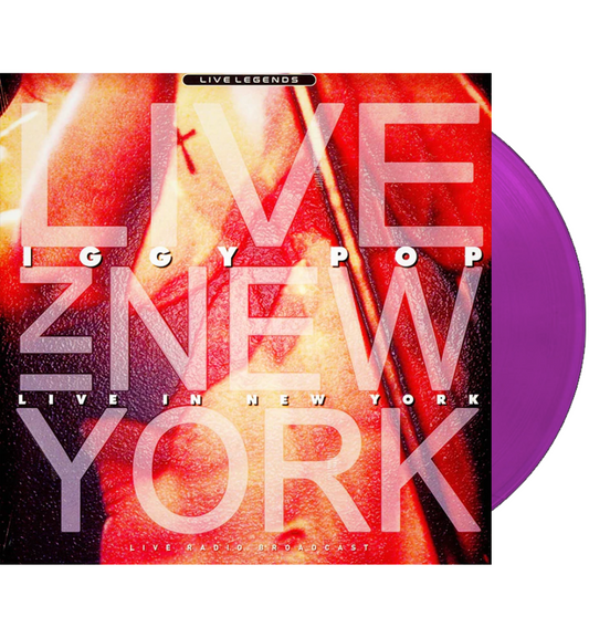 Iggy Pop – Live in New York (180g Translucent Purple Vinyl)