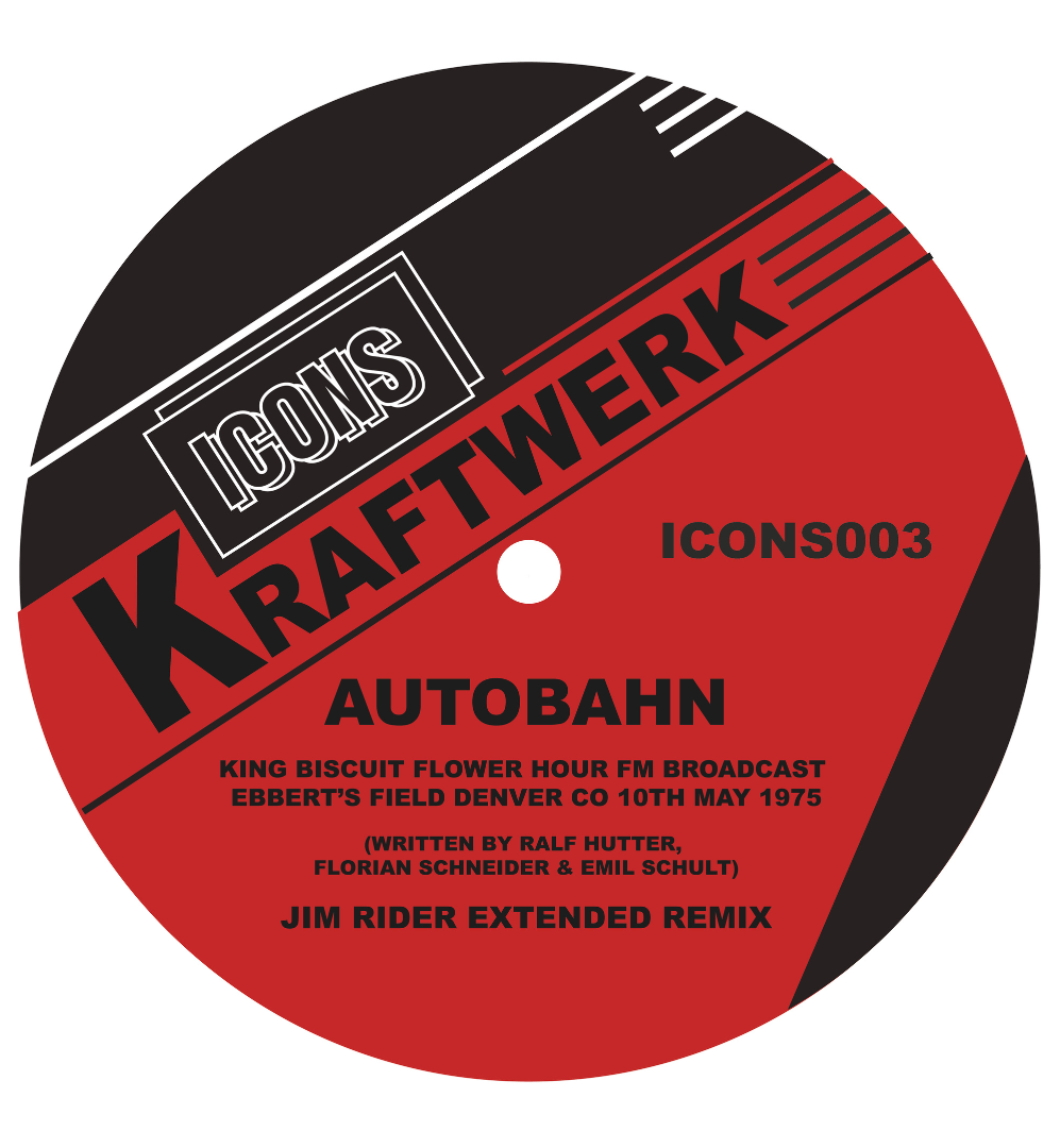 Kraftwerk - Autobahn (12-Inch Single on Red Smoke Marbled Vinyl)