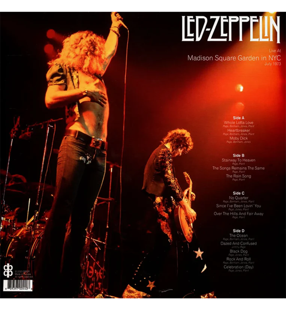 Led Zeppelin – Live at Madison Square Garden, July 1973 (12-Inch Double Album)