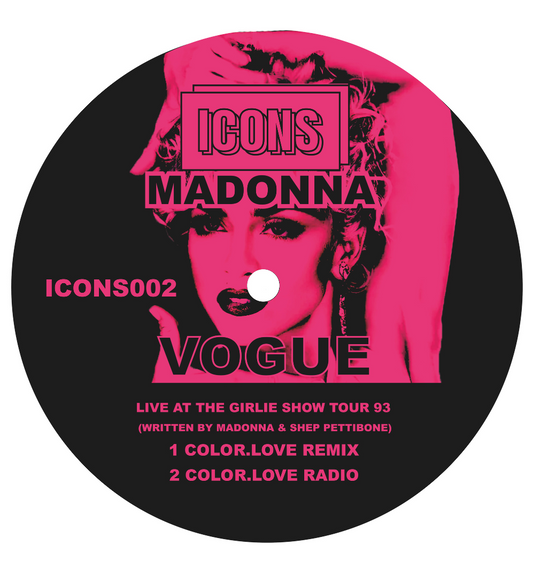 Madonna - Vogue (12-Inch Single on Hot Pink Vinyl)