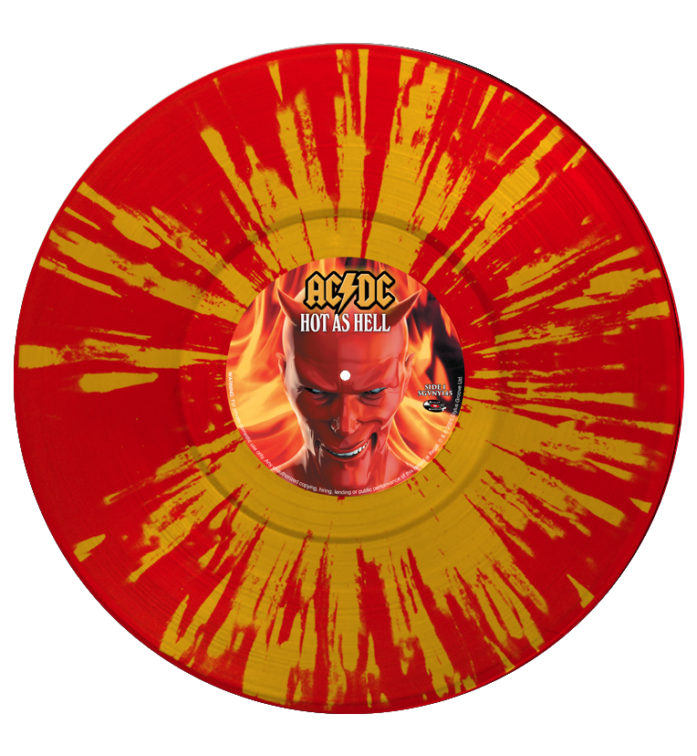 AC/DC – Hot as Hell: Broadcasting Live 1977–'79 (Limited Edition Hand Numbered on Splatter Vinyl)