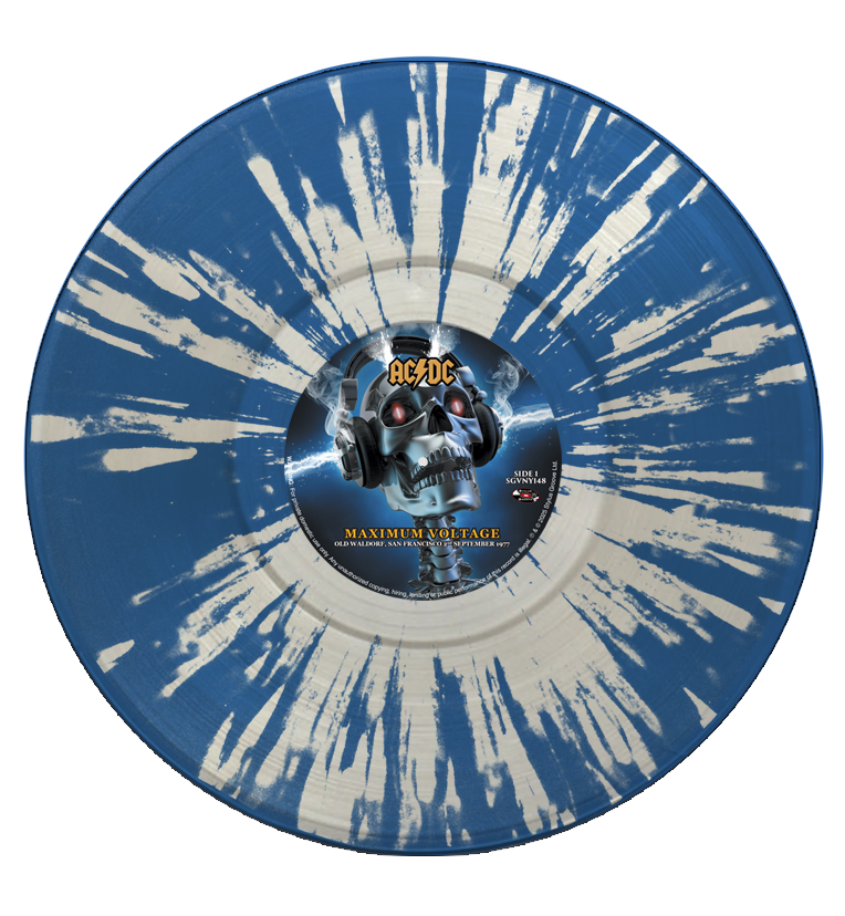 AC/DC – Maximum Voltage in Concert: San Francisco 1977 (Limited Edition Hand Numbered on Splatter Vinyl)