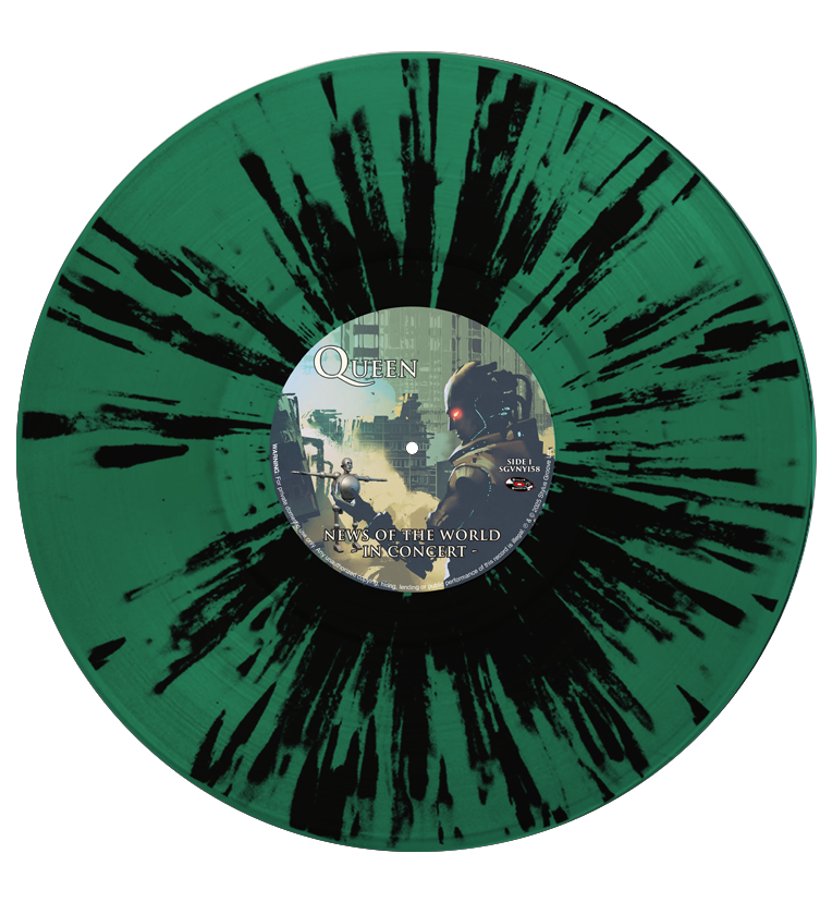 Queen - News Of The World In Concert (Limited Edition Hand Numbered on Splatter Vinyl) Numbers 001 - 010