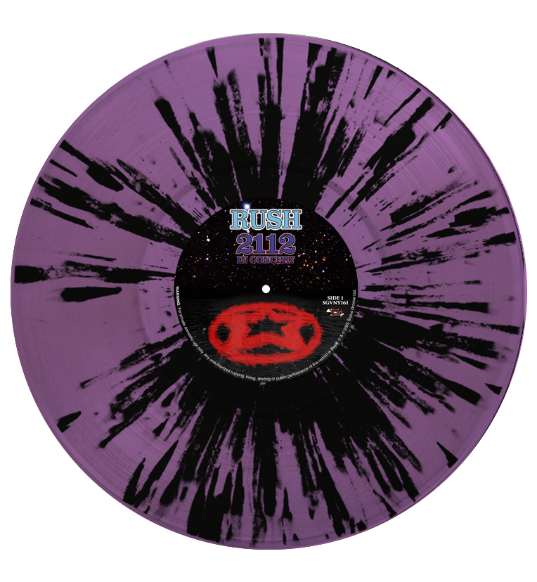 Rush – 2112 In Concert: The Legendary Broadcast (Limited Edition Hand Numbered on Splatter Vinyl)