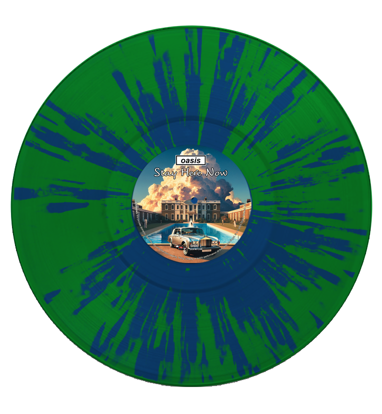 Oasis - Stay Here Now (Limited Edition Hand Numbered on Splatter Vinyl) Numbers 001 - 010