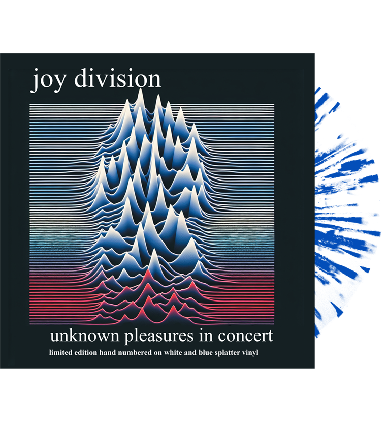 Joy Division - Unknown Pleasures In Concert (Limited Edition Hand Numbered on White & Blue Splatter Vinyl) Numbers 001 - 010