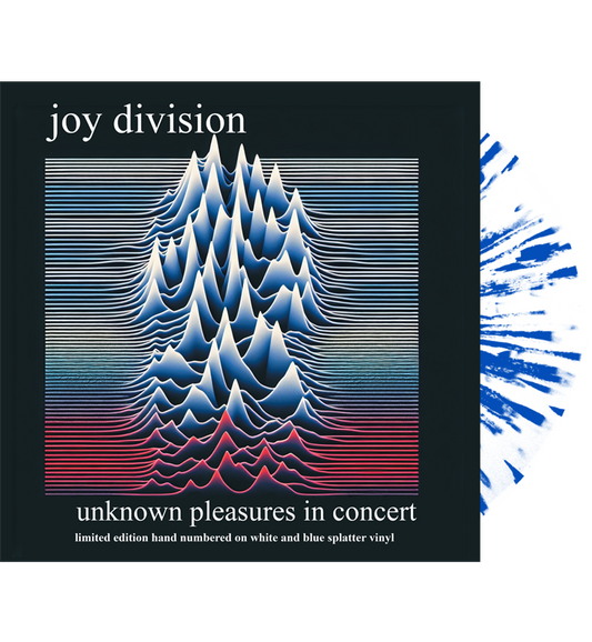 Joy Division - Unknown Pleasures In Concert (Limited Edition Hand Numbered on White & Blue Splatter Vinyl) Numbers 001 - 010