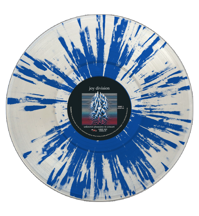 Joy Division - Unknown Pleasures In Concert (Limited Edition Hand Numbered on White & Blue Splatter Vinyl) Numbers 001 - 010