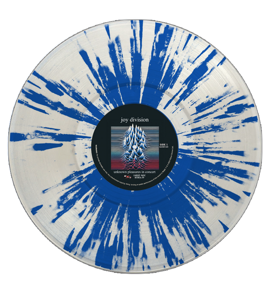 Joy Division - Unknown Pleasures In Concert (Limited Edition Hand Numbered on White & Blue Splatter Vinyl) Numbers 001 - 010