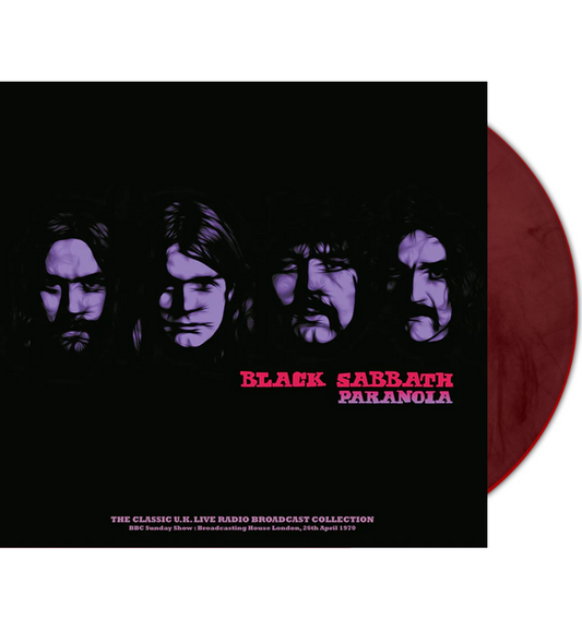 Black Sabbath - Paranoia - BBC Sunday Show, London 1970 (Limited Edition on 180g Red Marble Vinyl)