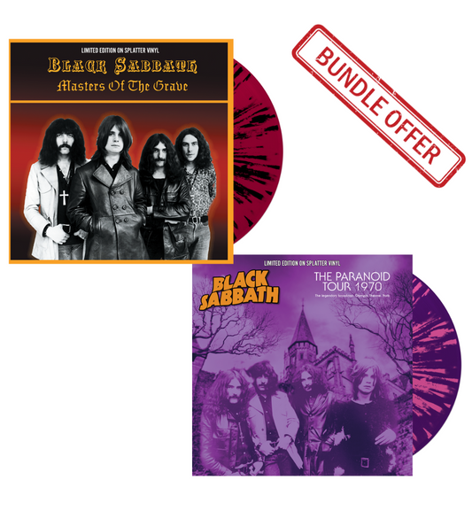 Black Sabbath (2-LP Limited Edition Bundle on Splatter Vinyl)