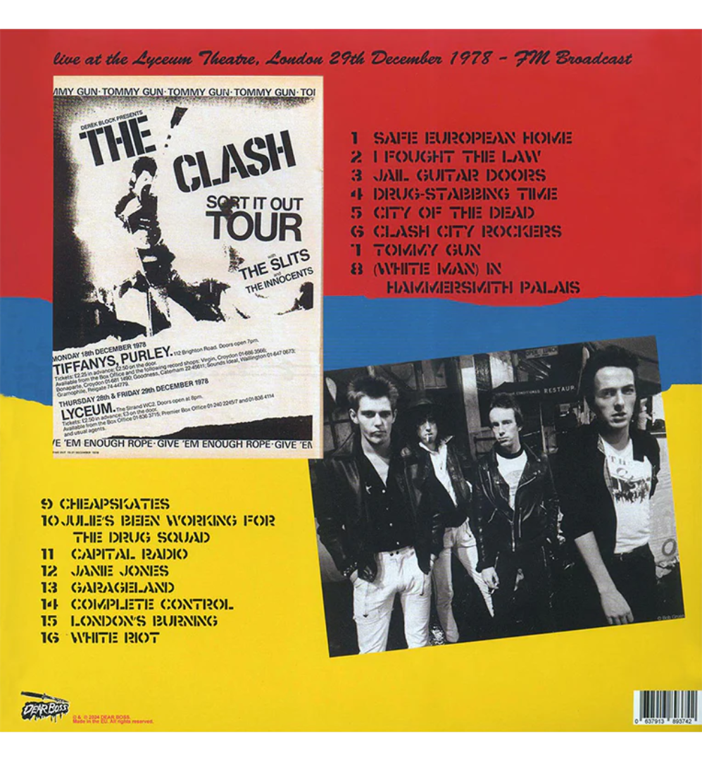 The Clash – Sort It Out: Live at the Lyceum Theatre, London, 1978 (12-Inch Album)