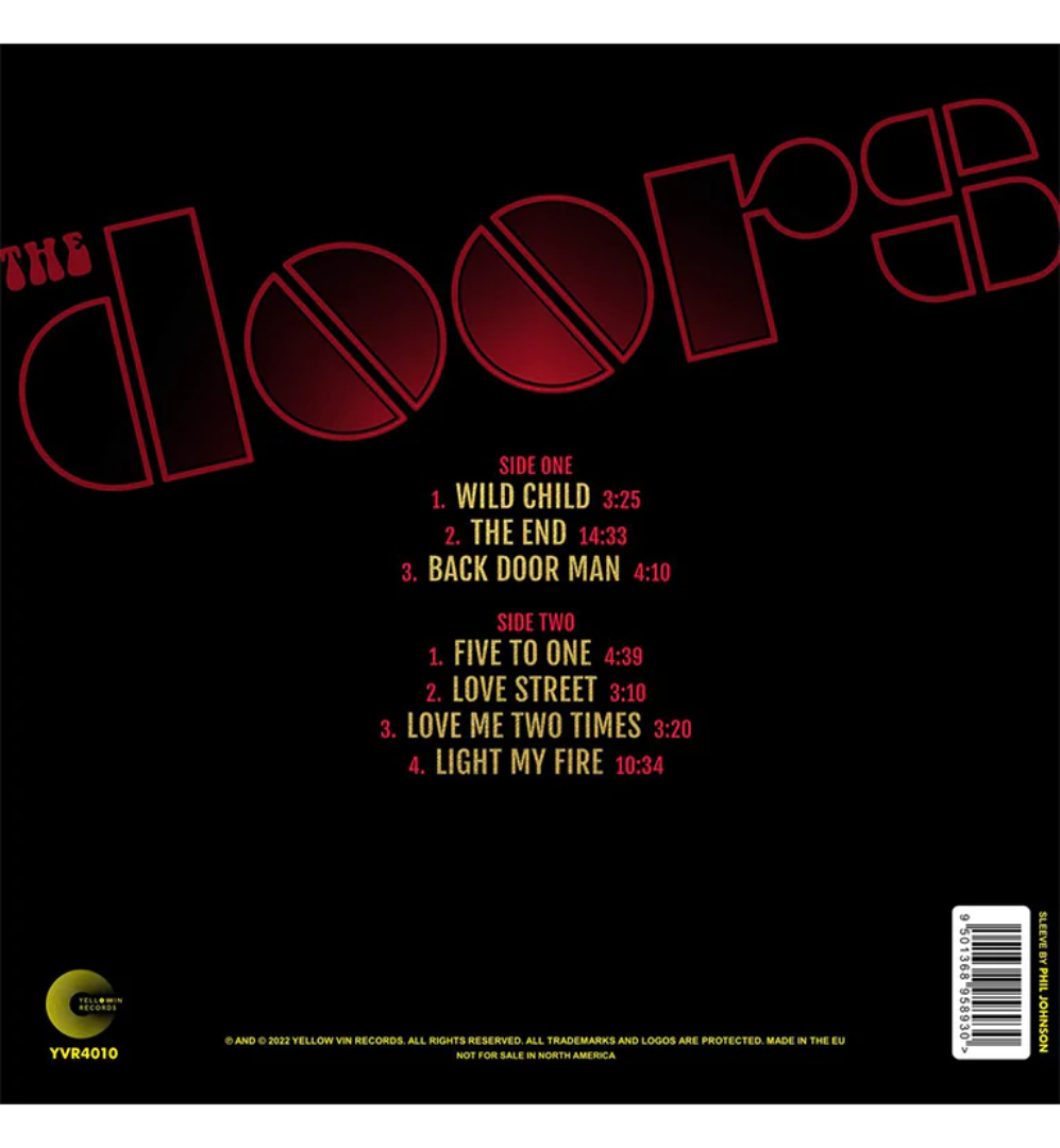 The Doors – Live On Love Street: Konserthuset, Stockholm, 1968 (Special Edition on Yellow Vinyl)