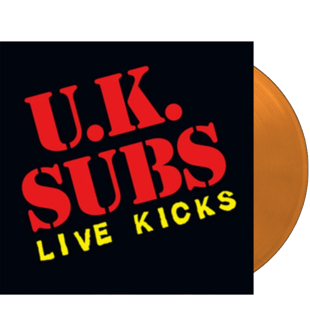 UK Subs - Live Kicks (12-Inch Album on Orange Vinyl in Gatefold Sleeve)