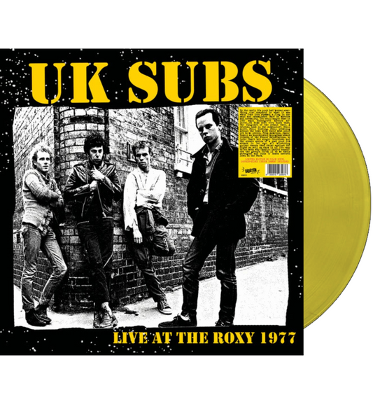 UK Subs - Live at The Roxy 1977 (2024 Record Store Day Edition on Yellow Vinyl)